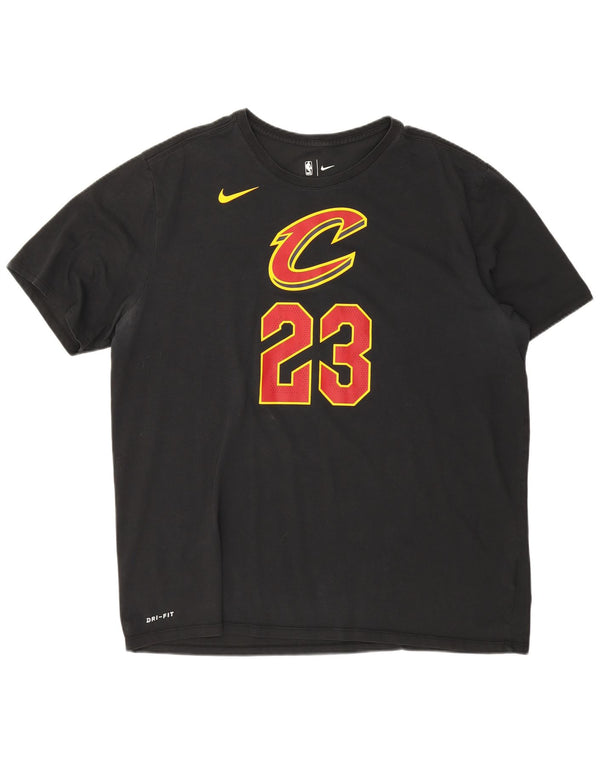 T-shirt grafica da uomo Nike Cleveland Cavaliers Top 2XL cotone nero