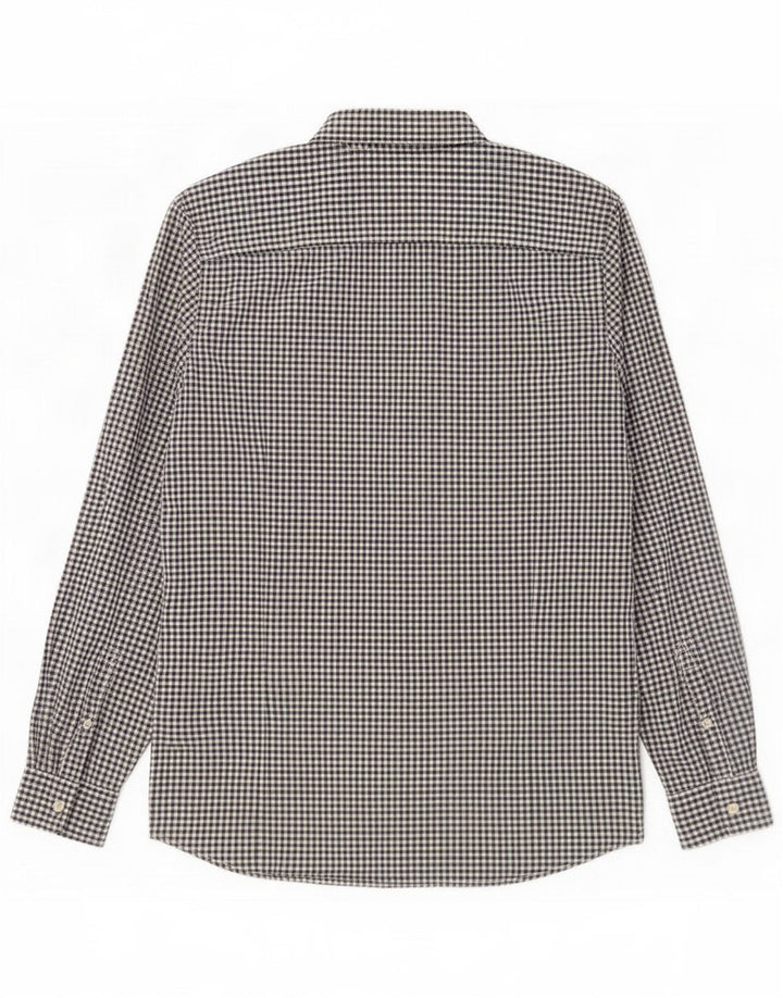 Camicia Timberland da uomo grande a quadretti neri