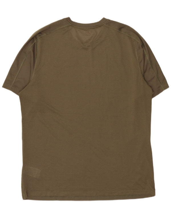 T-shirt Reebok da uomo Top Large in poliestere kaki