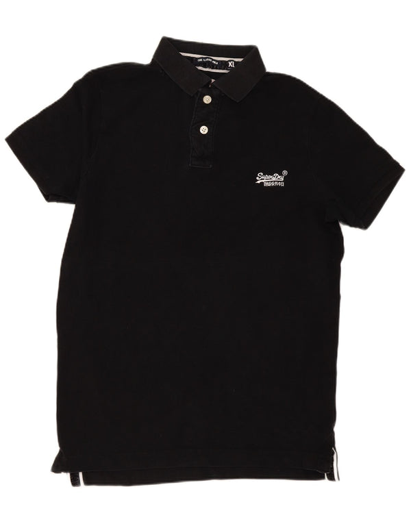 Polo da uomo Superdry XL in cotone nero