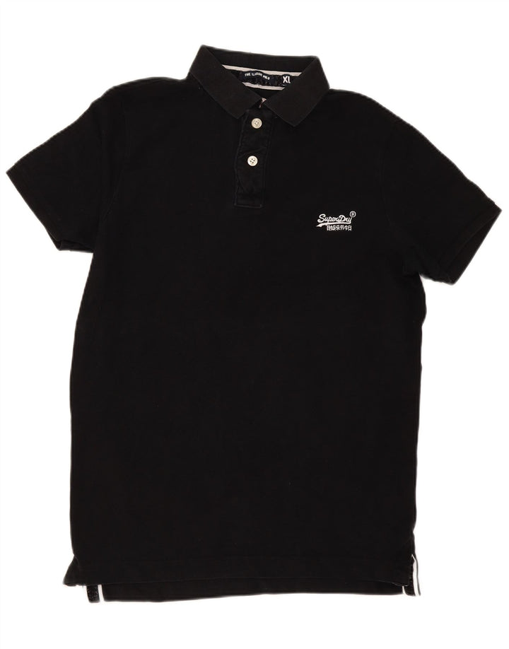 Polo da uomo Superdry XL in cotone nero
