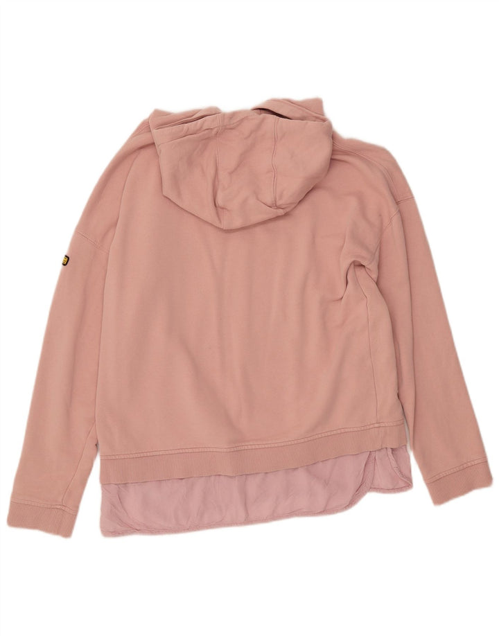 Maglione con cappuccio da donna BARBOUR UK 12 cotone rosa medio