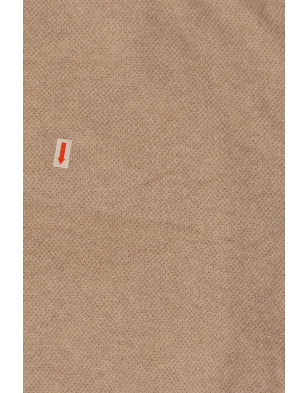 Maglione da uomo con zip e collo Massimo Dutti in cotone beige medio