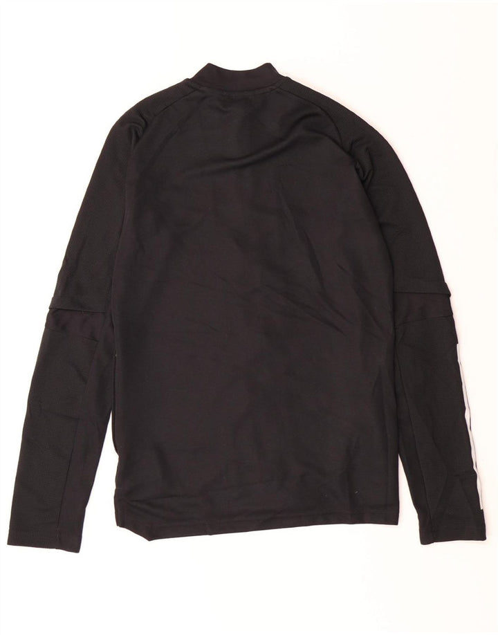 Giacca da tuta grafica ADIDAS Wisconsin da donna UK 8/10 piccola nera