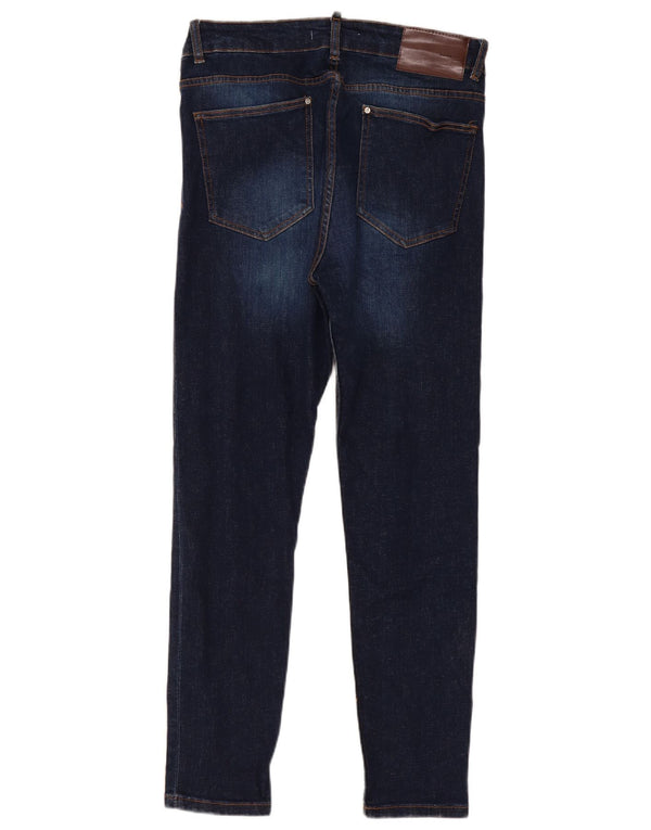 Jeans skinny da uomo Zara EU 44 Large W34 L29 Blu navy