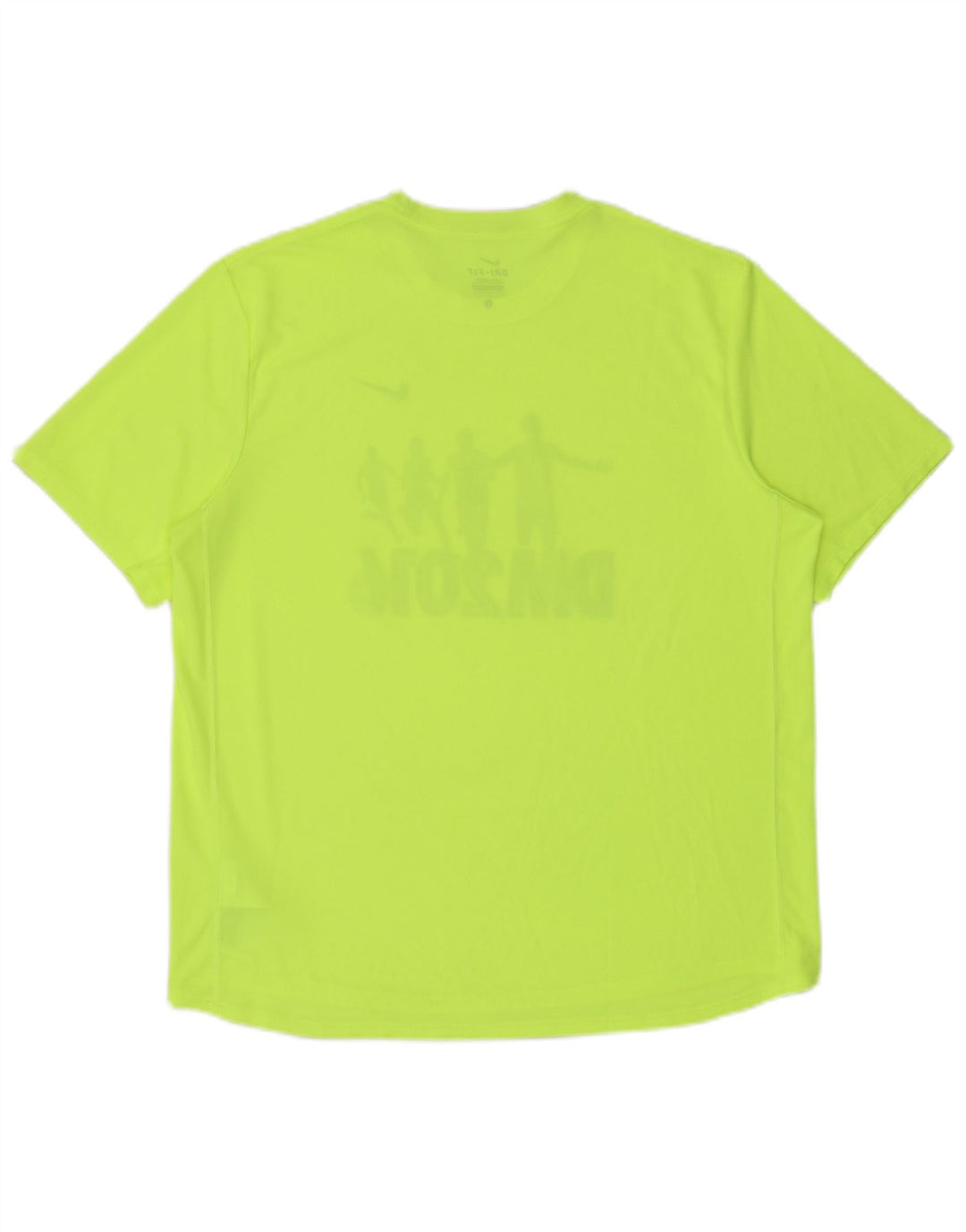 T-shirt grafica Nike Dri Fit da uomo, grande, in poliestere verde