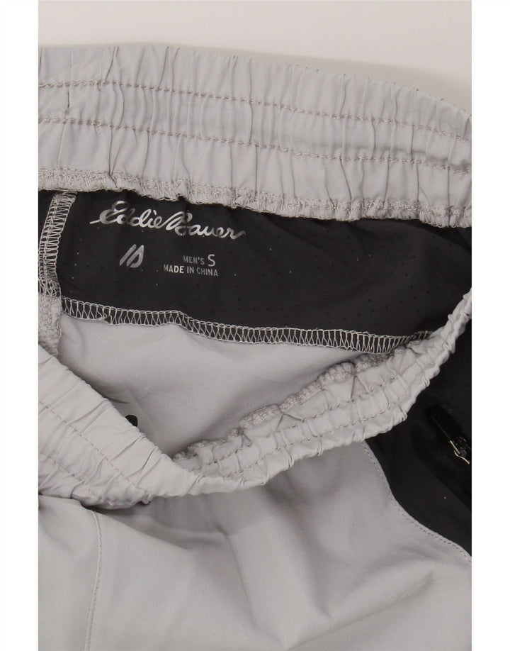 EDDIE BAUER Mens Sport Shorts Small  Grey Colourblock Polyester Vintage Eddie Bauer and Second-Hand Eddie Bauer from Messina Hembry 