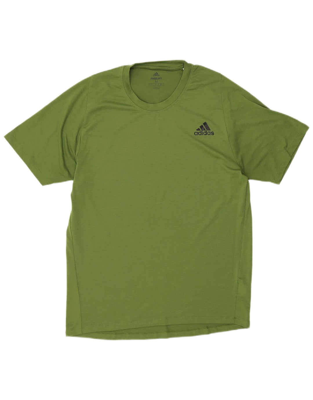 T-shirt Adidas Climalite da uomo Top in poliestere verde medio