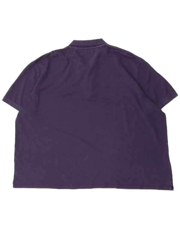 Polo da uomo Lyle & Scott 5XL cotone blu navy