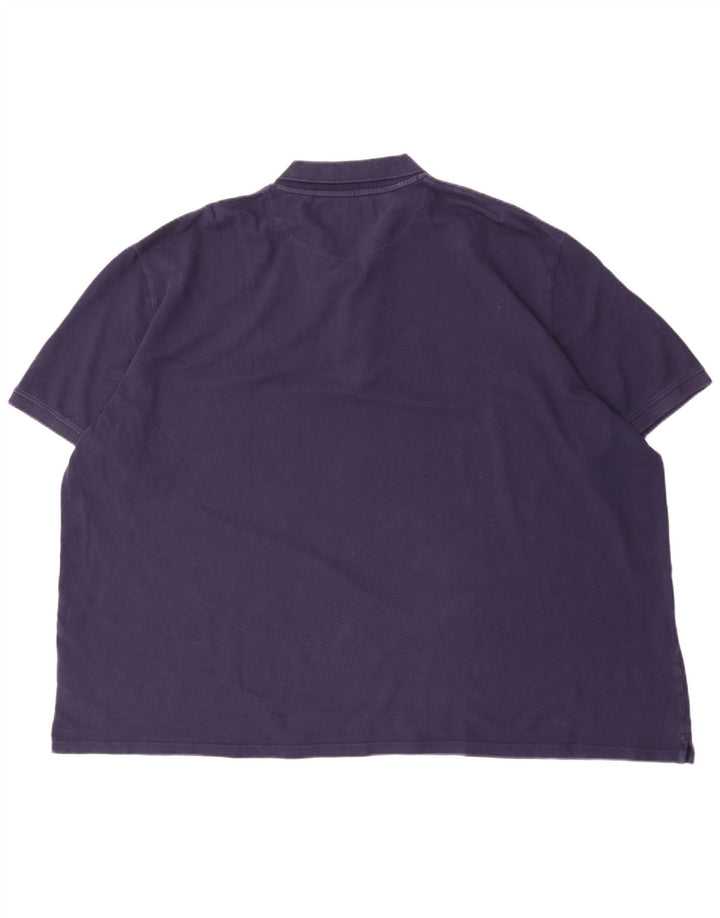 Polo da uomo Lyle & Scott 5XL cotone blu navy