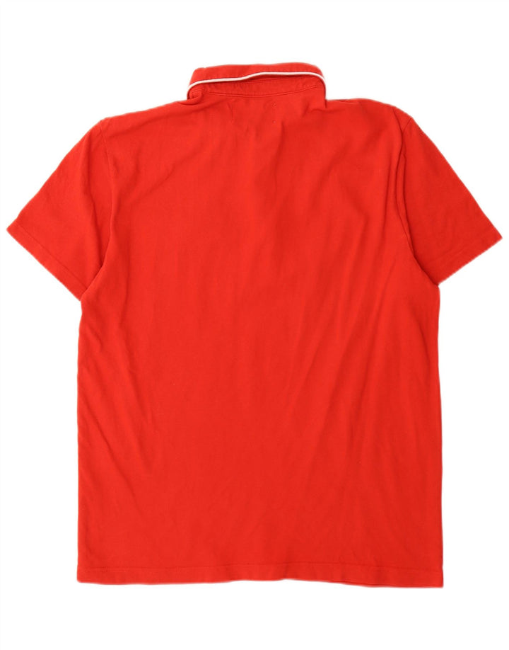 Polo da uomo Penguin grande rossa in cotone