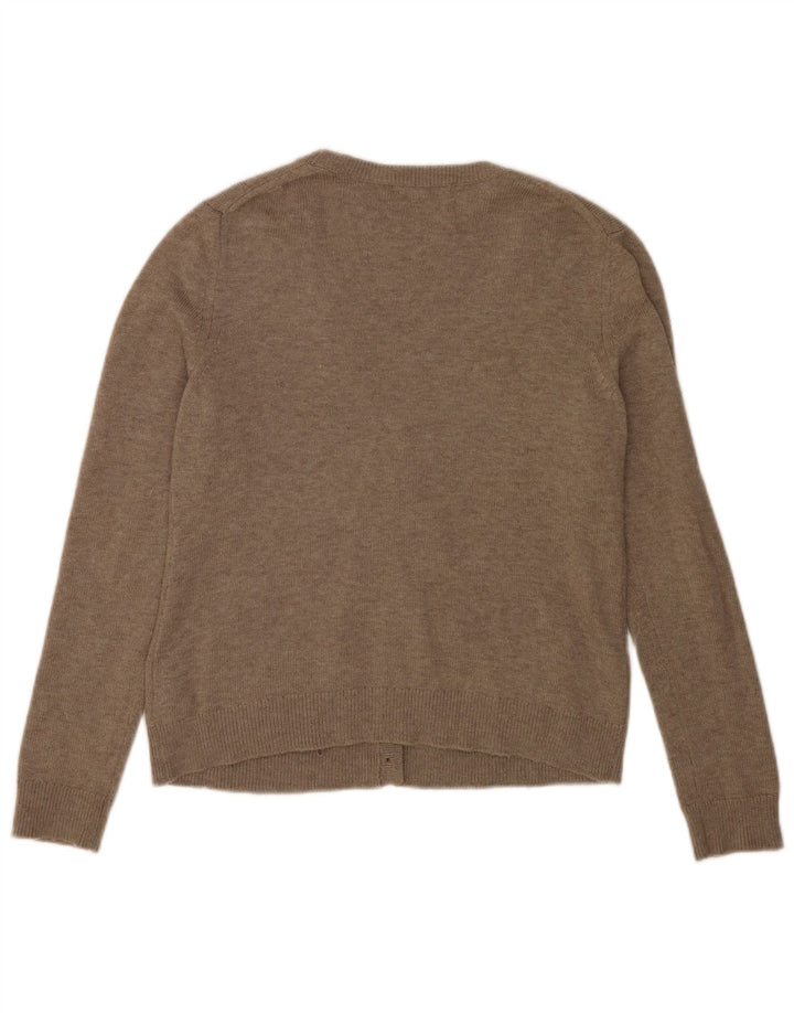Maglione cardigan da donna Gap UK 16 grande nylon marrone