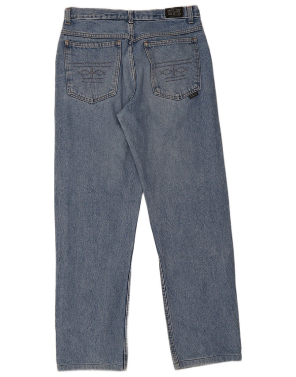Jeans dritti da uomo Benetton IT 46 W33 L30 Blu Cotone