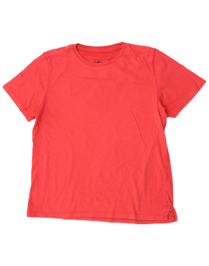 T-shirt da uomo Fat Face Top grande in cotone rosso