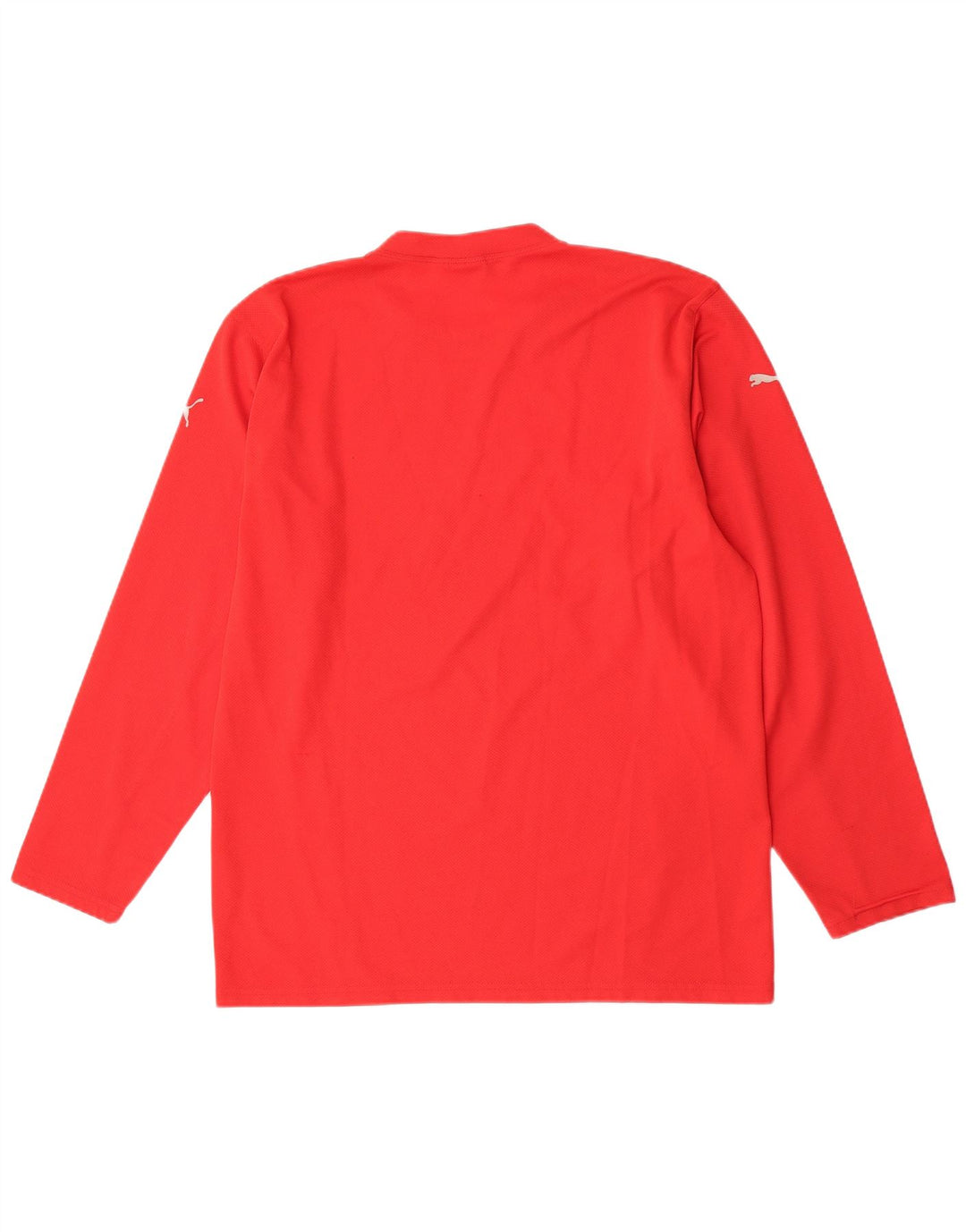 Maglia Puma Uomo Manica Lunga XL Rosso Colorblock
