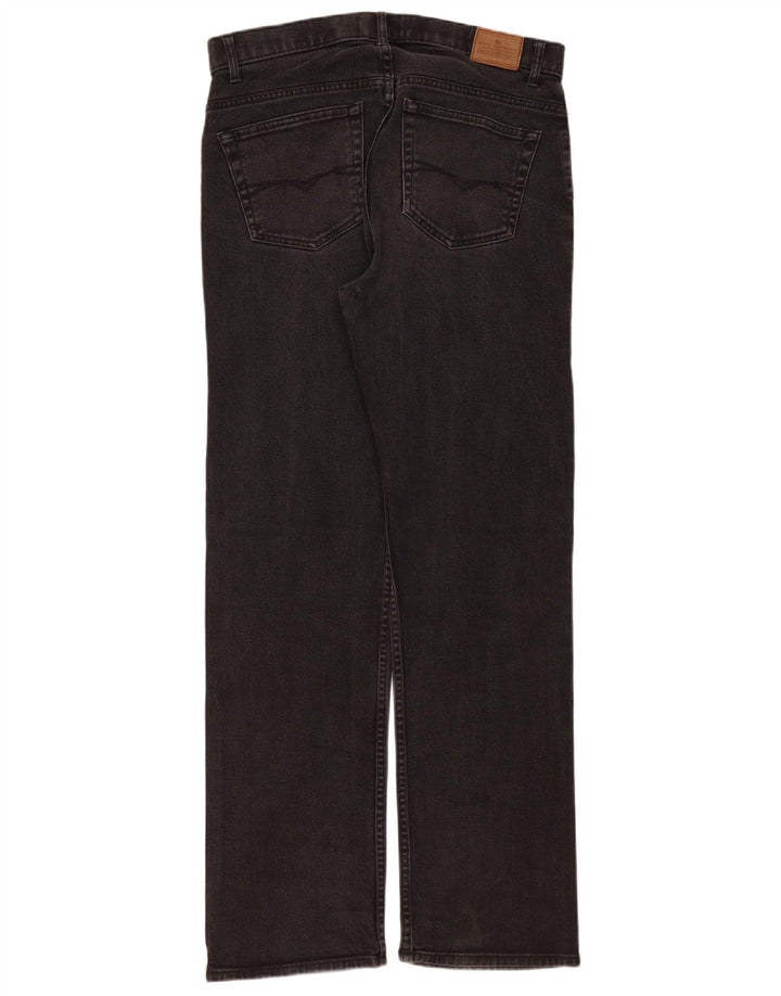 Jeans dritti da uomo Marks & Spencer W34 L33 cotone nero