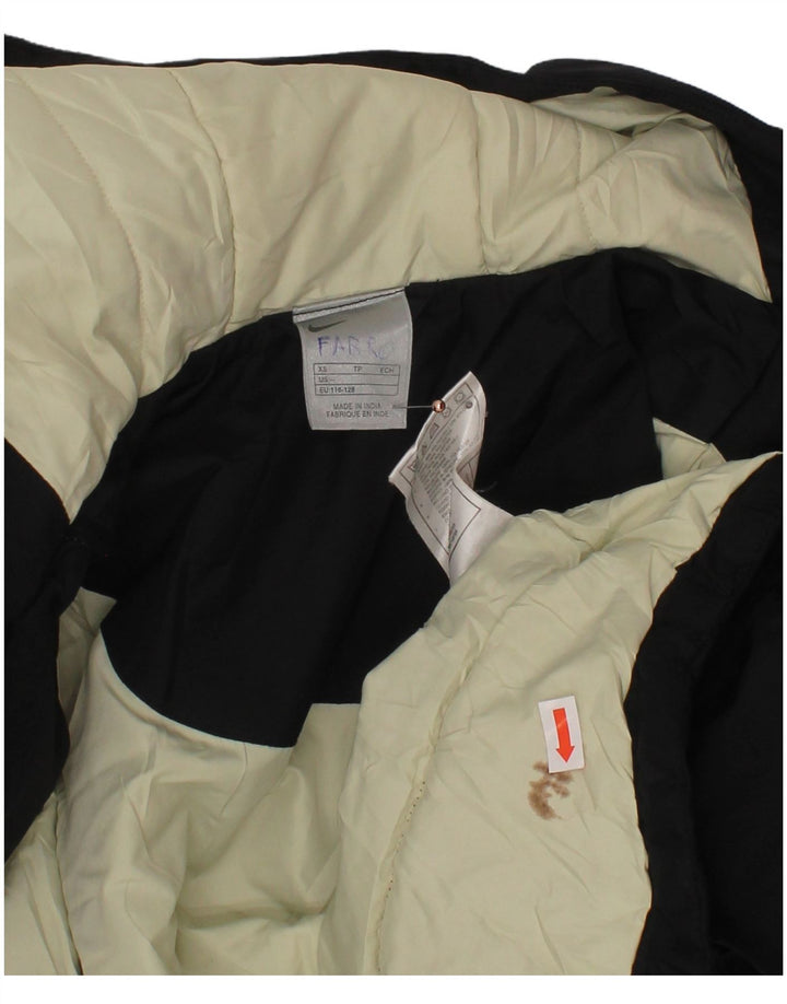 Giacca imbottita con cappuccio NIKE da ragazzo 6-7 anni XS poliestere nero
