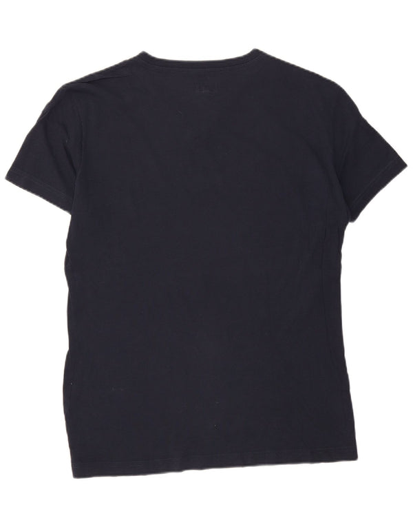 T-shirt grafica da donna Armani Jeans Top UK 18 XL Blu navy