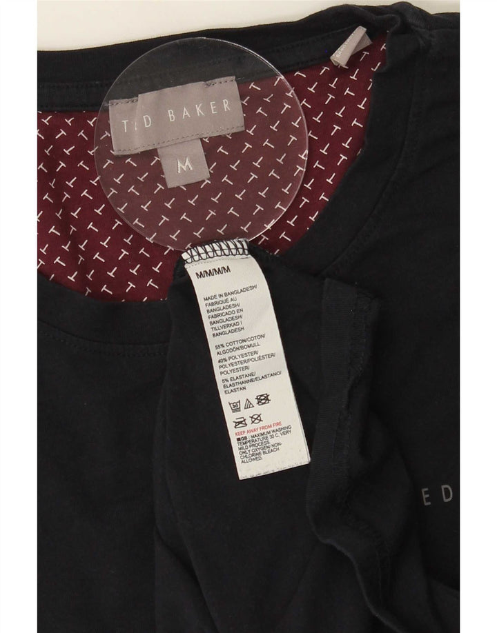 T-shirt da uomo Ted Baker Top in cotone blu navy medio