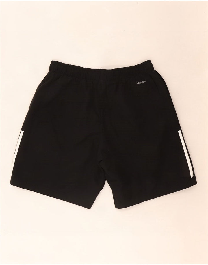 Pantaloncini sportivi Adidas Climalite da uomo grandi in poliestere nero