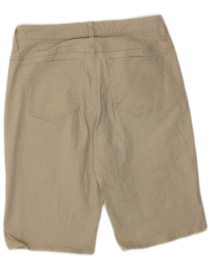 Pantaloncini casual da motociclista Lee da donna US 8 medi W30 in cotone beige