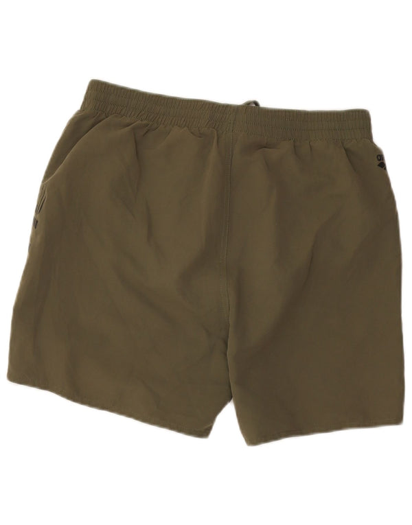 Pantaloncini sportivi grafici da uomo Arena medio poliestere kaki