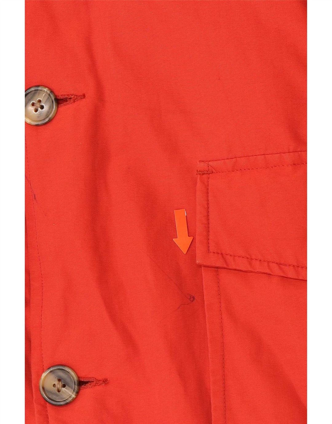 Giacca imbottita con cappuccio da bambino Woolrich 11-12 anni in nylon rosso
