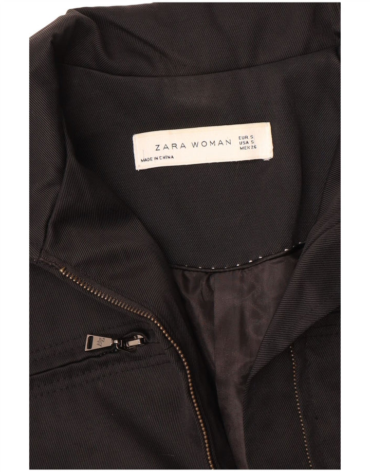 Giacca militare Zara da donna UK 10 piccola nera