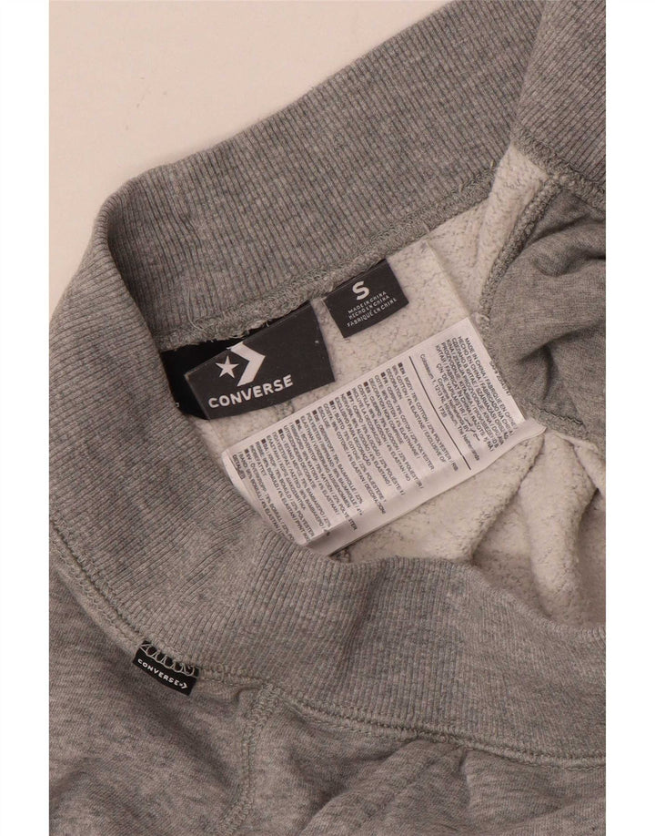 Pantaloni da tuta da uomo Converse Joggers piccoli in cotone chiazzato grigio