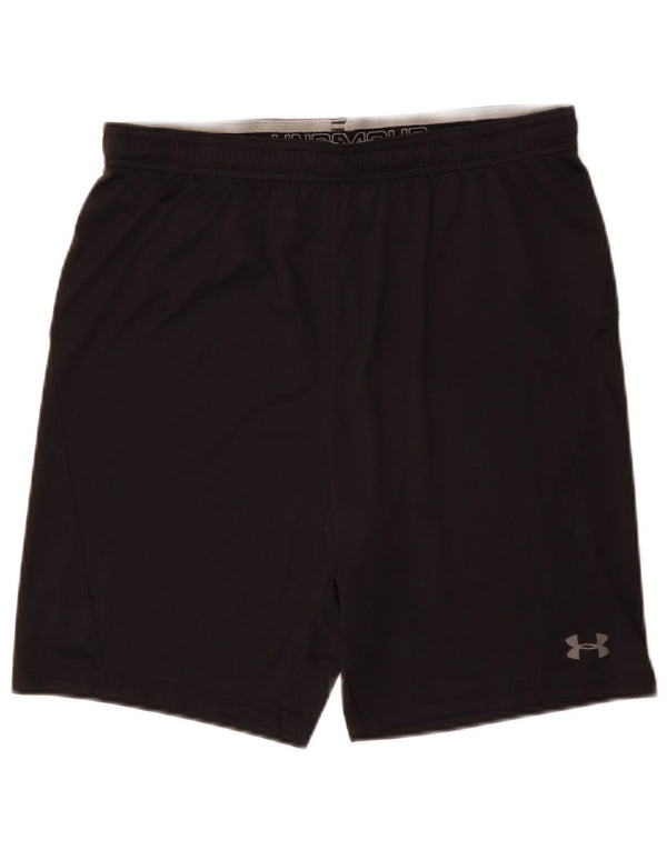 Pantaloncini sportivi Under Armour da ragazzo Heat Gear 13-14 anni XL neri