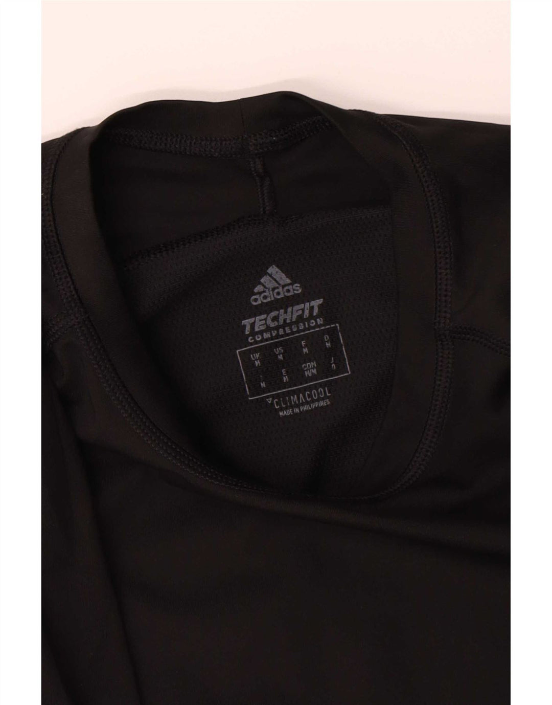 Adidas Climacool Graphic Top da donna manica lunga UK 12 medio nero