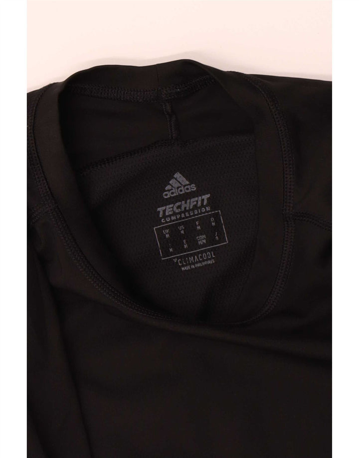Adidas Climacool Graphic Top da donna manica lunga UK 12 medio nero