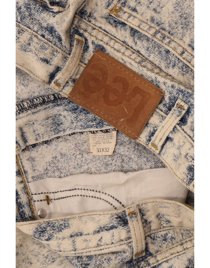 Jeans dritti da uomo Lee W31 L32 in cotone blu