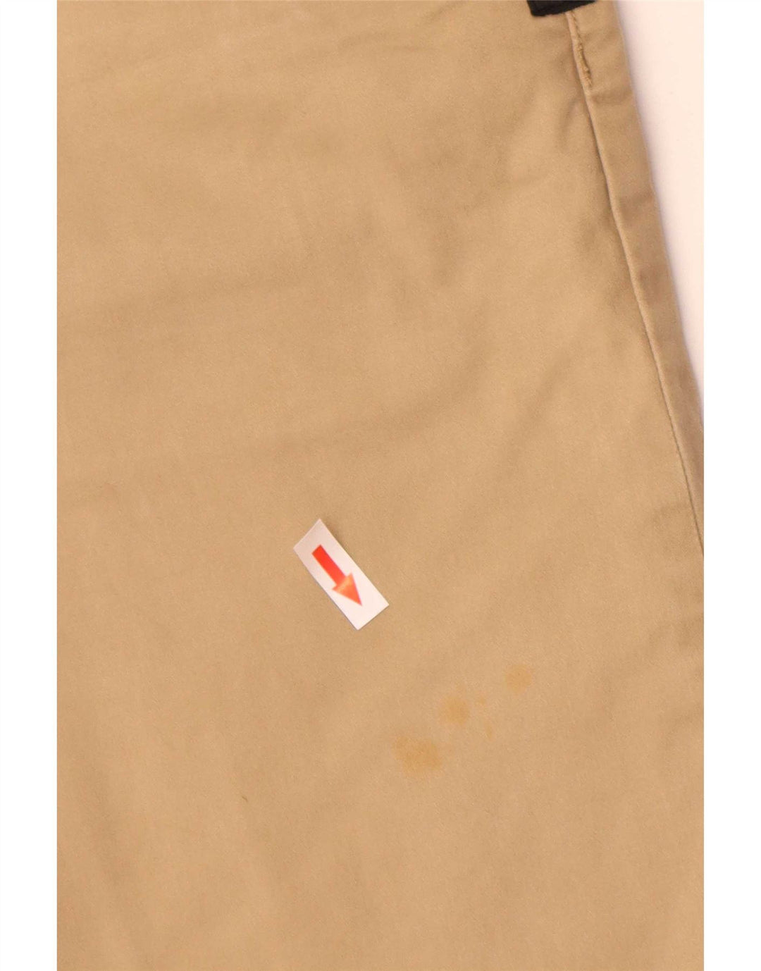 Pantaloncini chino da uomo DC W36 grandi in cotone beige