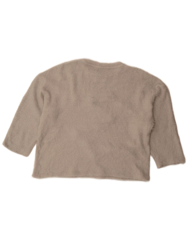 Maglione girocollo Zara Trafaluc da donna con maniche a 3/4 UK 14 Grigio medio