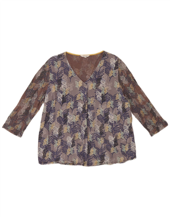 Camicetta da donna con maniche a 3/4 di White Stuff UK 18 XL floreale multicolore