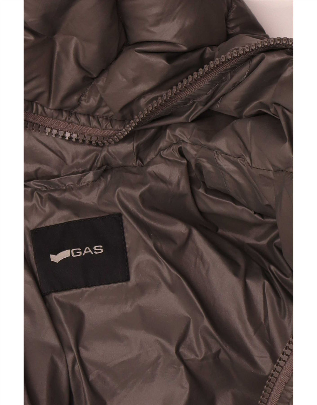 Giacca imbottita con cappuccio da donna Gas UK 12 Grigio medio