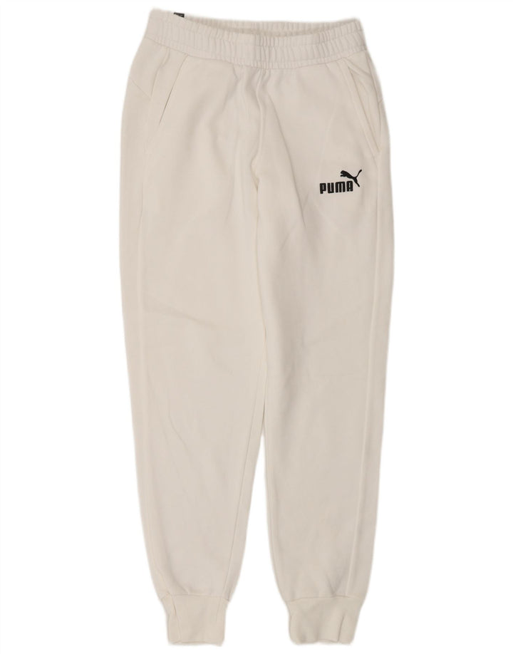 Pantaloni da tuta da uomo Puma Joggers piccoli bianchi