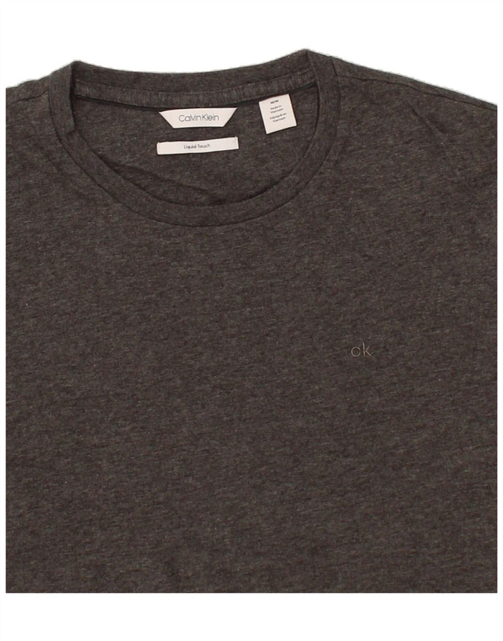 CALVIN KLEIN Mens T-Shirt Top Medium Grey Cotton Vintage Calvin Klein and Second-Hand Calvin Klein from Messina Hembry 