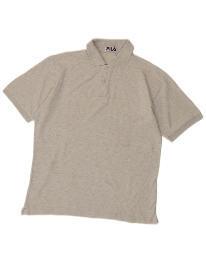 Polo Uomo Fila IT 48 Cotone Grigio Medio