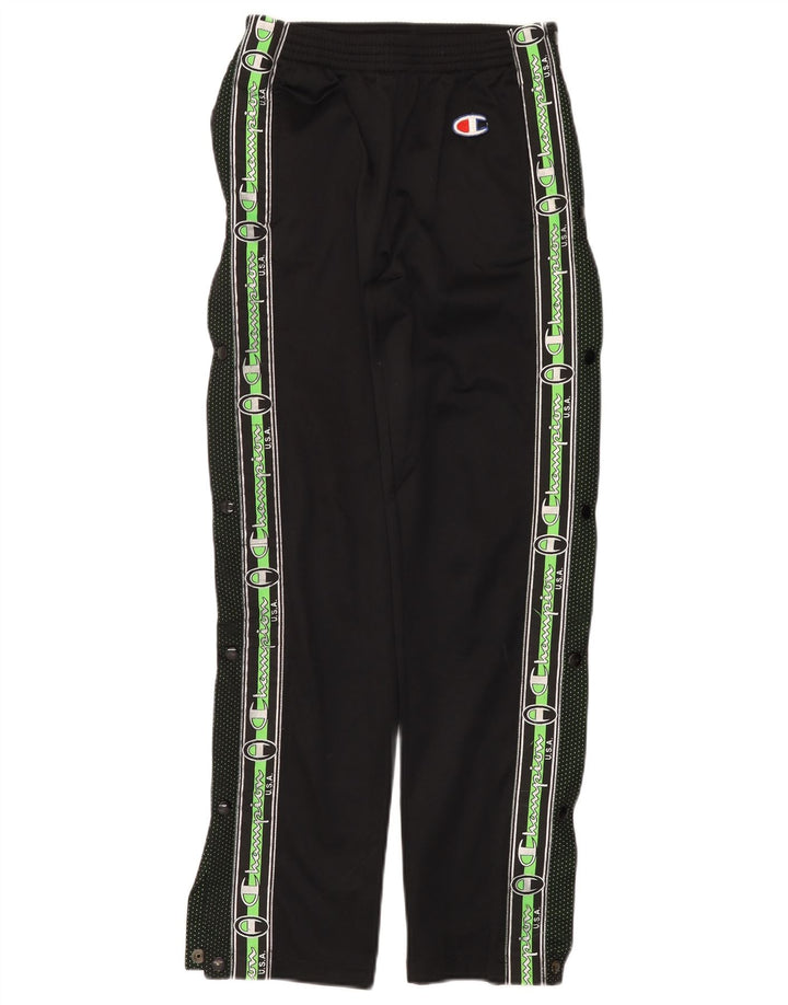 Pantaloni da tuta con grafica Champion da ragazzo 11-12 anni neri maculati