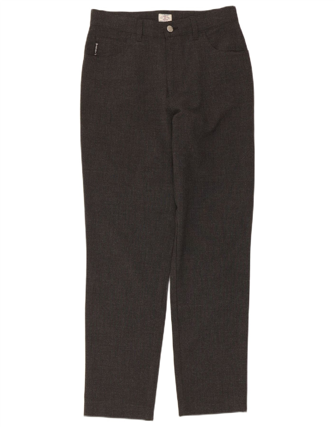 Pantaloni casual affusolati da donna ARMANI W28 L28 poliestere grigio