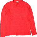 J. CREW Womens Crew Neck Jumper Sweater UK 16 Large Red Acrylic Vintage J. Crew and Second-Hand J. Crew from Messina Hembry 