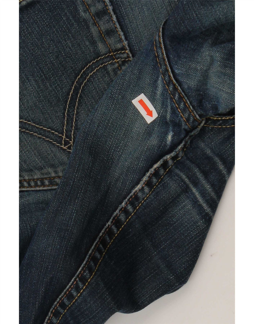 Jeans Levi's Uomo 511 Slim Distressed W33 L29 Cotone Blu