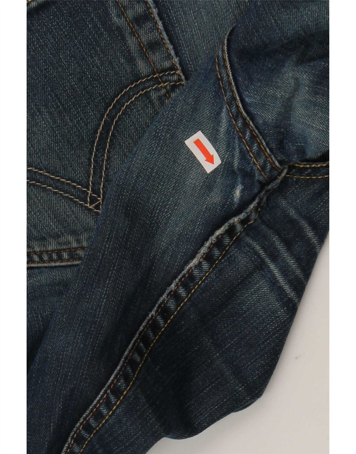 Jeans Levi's Uomo 511 Slim Distressed W33 L29 Cotone Blu