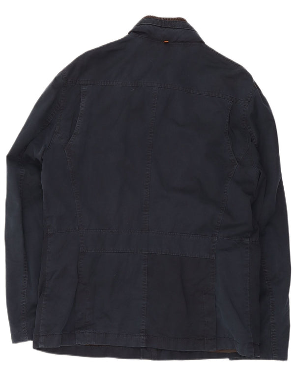 Giacca utility da uomo con cappuccio Hugo Boss UK 38 medio blu navy