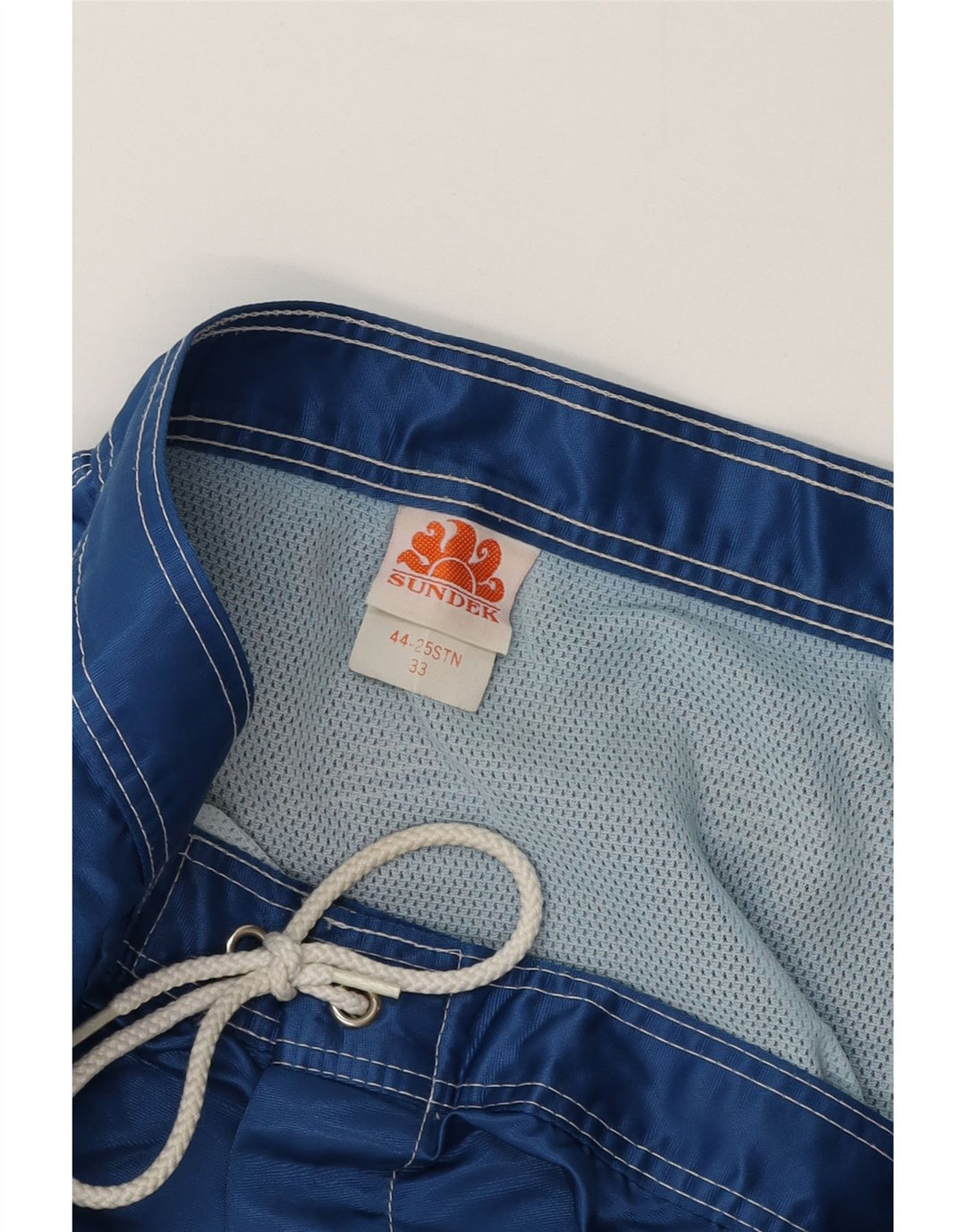 Pantaloncini da bagno da uomo Sundek in nylon blu medio