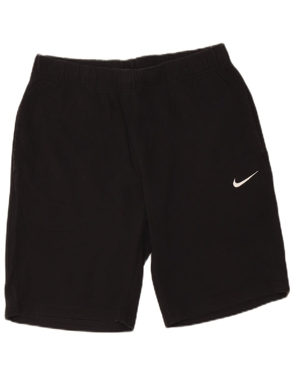 Pantaloncini sportivi Nike da uomo, cotone medio nero