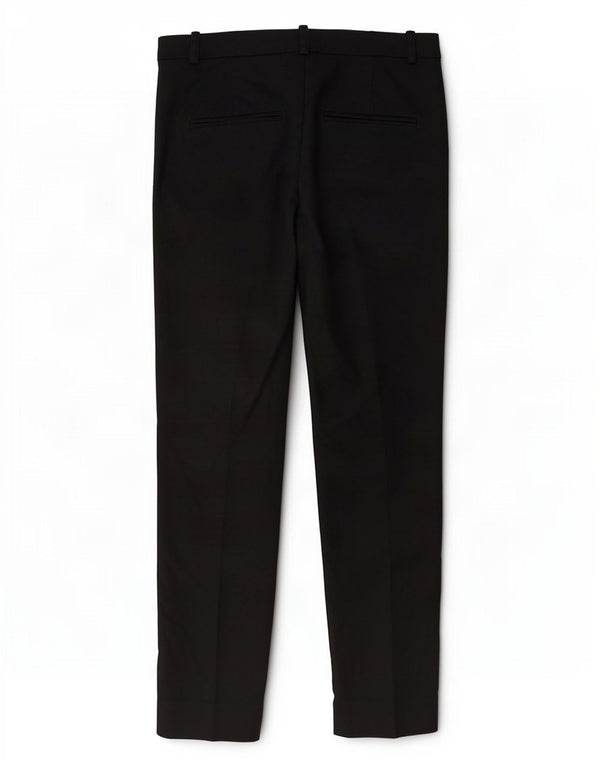 Pantaloni chino affusolati da donna Zara EU 38 Small W28 L26 cotone nero