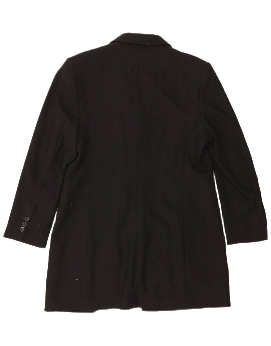 Cappotto da donna Marks & Spencer UK 16 Large Black New Wool